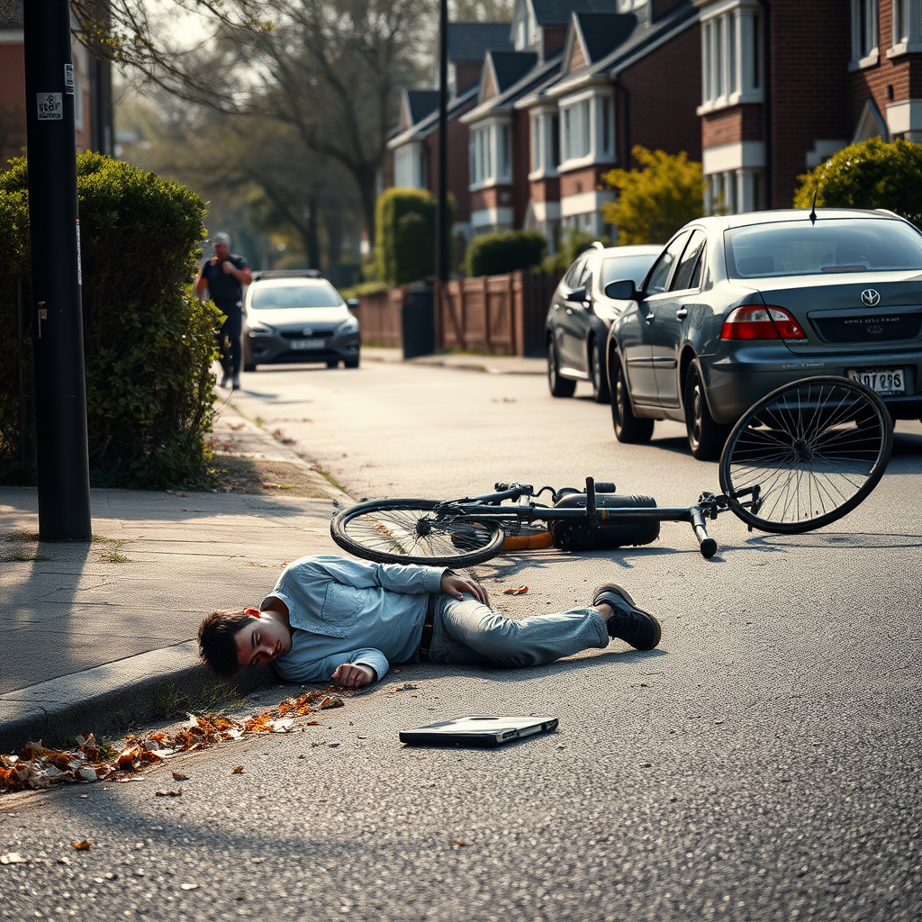 Suspects knock boy off bicycle with car, then stab him